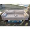 Image 1 : 87" Grey Fabric Upholstered Sofa