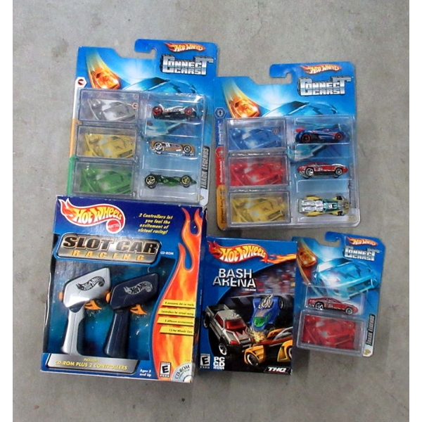 5 Piece Lot of Star Wars Connect Cars & PC Games