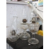 Image 1 : 3 Vintage Glass Kerosene Lanterns 