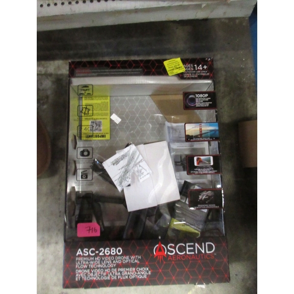 Ascend ASC-2680 Video Drone - Customer Return
