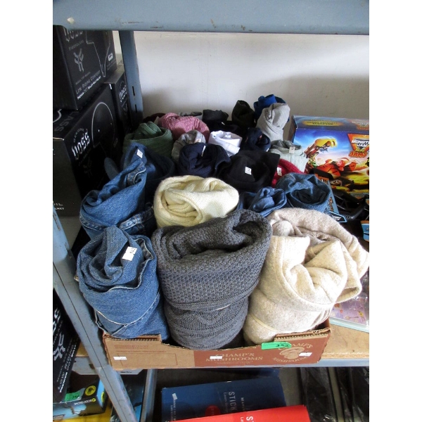Box Lot of Overstock & Customer Return Clothing