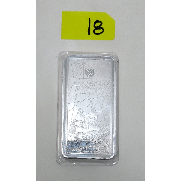 8 Oz/250 Gram .999 Silver 2021 St. Helena Legal Tender Bar 