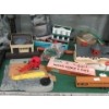 Image 5 : 2 Shelf Lot of HO Scale Train Cars, Track & More