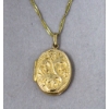 Image 2 : 10 KT Gold Locket Necklace - Preowned
