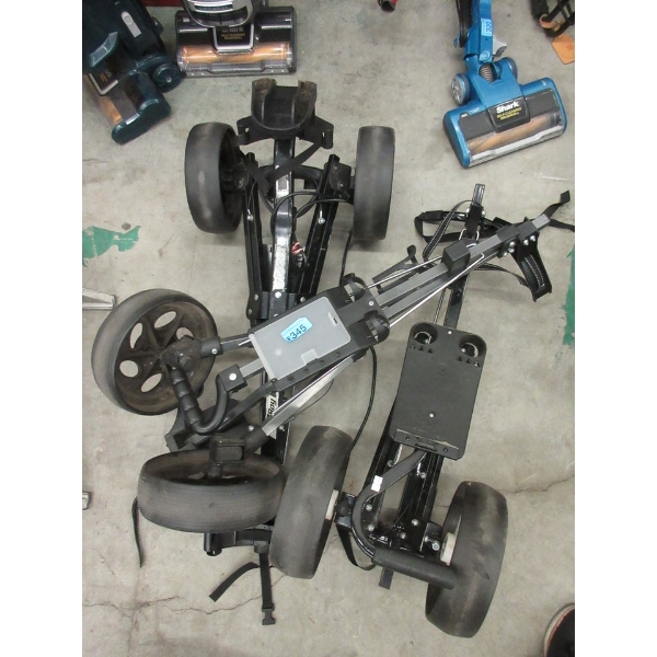 3 Golf Bag Caddy Carts - Preowned - As Is