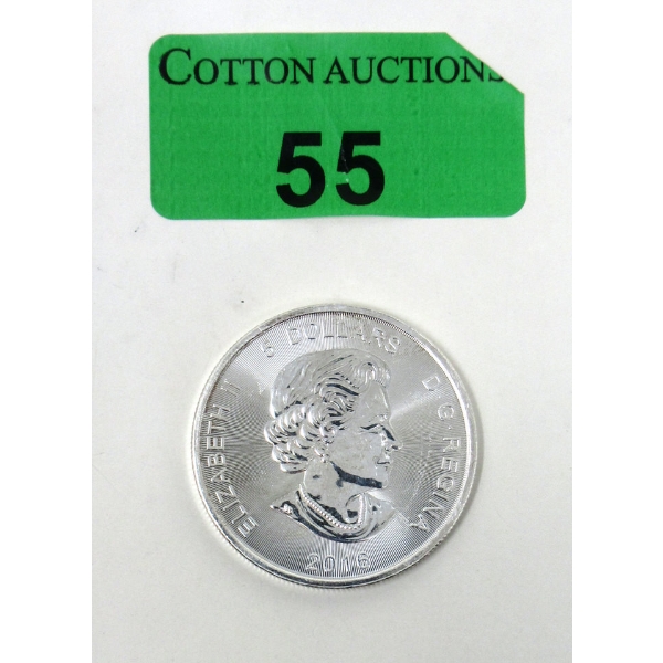 1 Oz .9999 Silver 2016 Cougar Coin 
