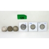 Image 1 : 6 Vintage Canadian 80% Silver 25¢ and 50¢ Coins