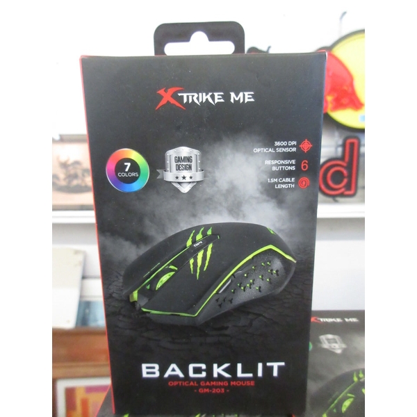10 New Xtrike Me Backlit Optical Gaming Mice
