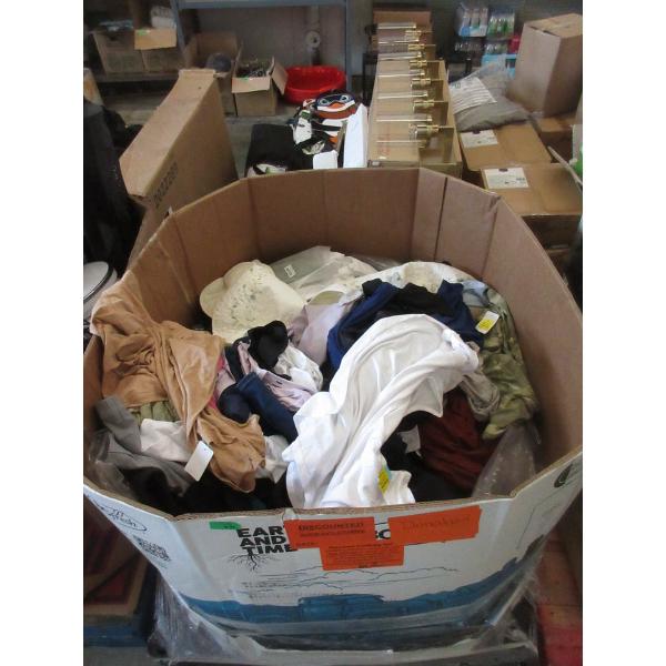 Skid of Overstock and Customer Return Clothing - As Is