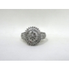 Image 2 : 1 CTW Diamond and Sterling Silver Cocktail Ring - Size 10
