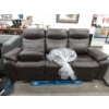 Image 1 : Brown Bonded Leather Power Reclining Sofa