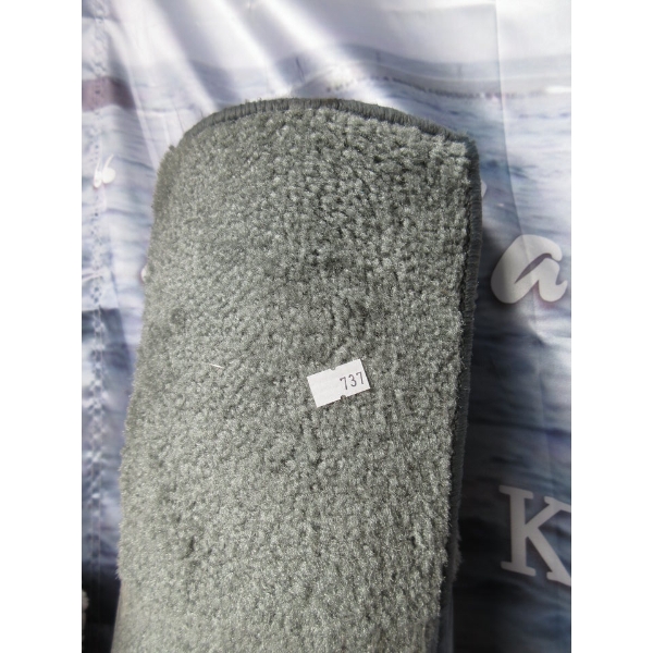 6' x 8' Gray Low Pile Area Carpet - Customer Return