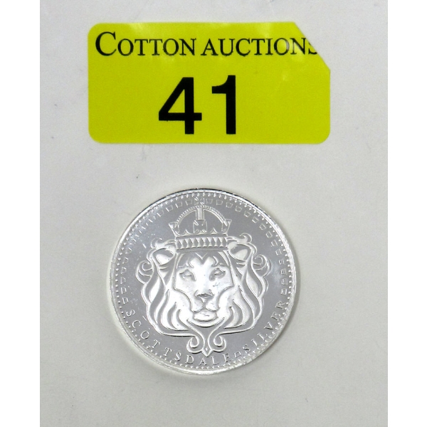 1 Oz .999 Silver "In Omnia Paratus" Round 