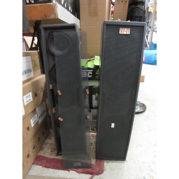 2 DJK Pro Audio Speakers - No Box