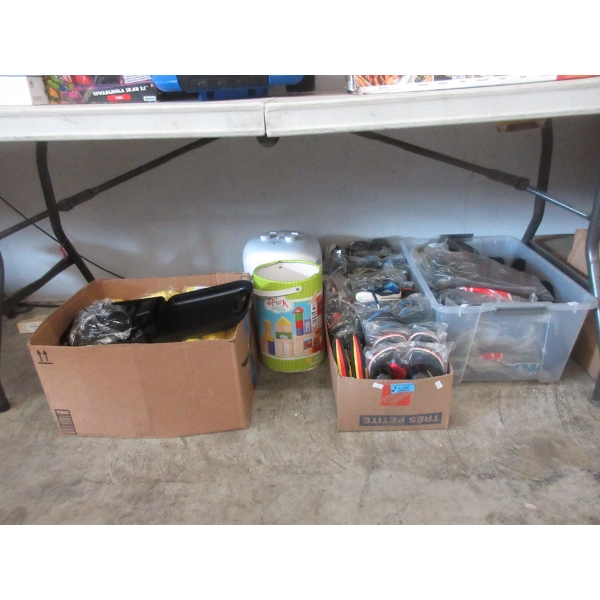 6 Box Lot of Assorted Children's & Household Goods