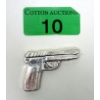 Image 1 : 2 Oz .999 Silver 2D Revolver Pistol Bar 