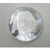 Image 1 : 1 Oz .999 Silver Indigenous/Buffalo Round 