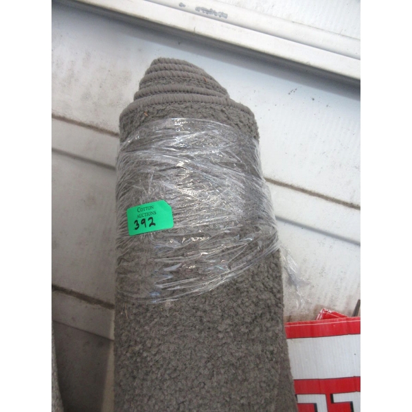 6' x 8' Grey Low Pile Area Carpet 