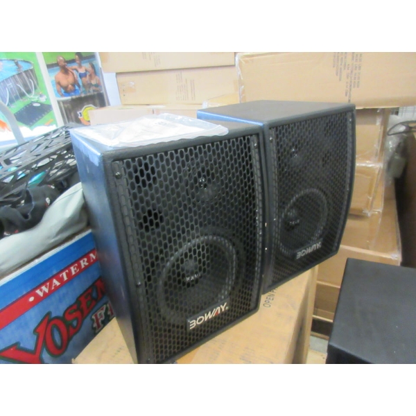 2 New Boway BW-8801B Speakers in Box