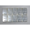 Image 2 : Uncut 10 x 1 Gram .999 Silver Valcambi Suisse Bar 
