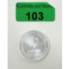 Image 1 : 1 Oz .999 Silver JBR Ethically Sourced Round 
