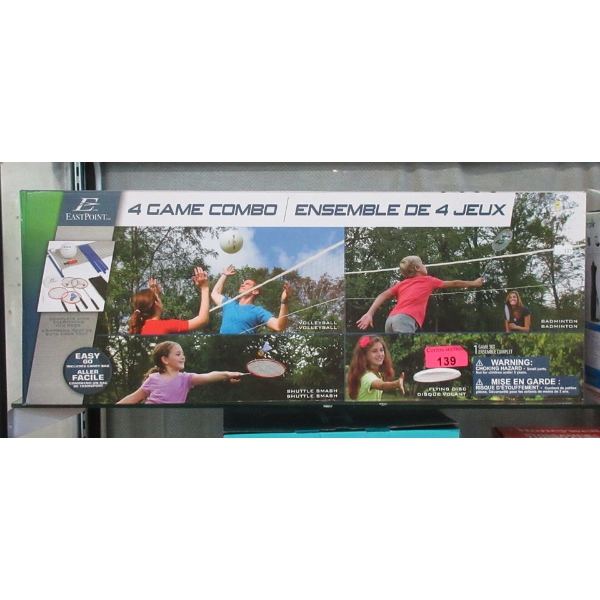 East Point 4 Game Combo Kit