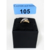 Image 3 : Ladies Estate 10KT Yellow Gold Cluster Ring 