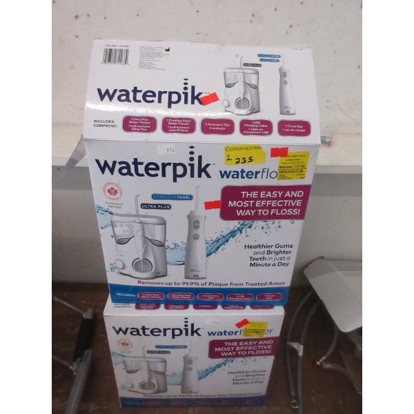 2 Waterpik Twin Pack Water Flosser Sets