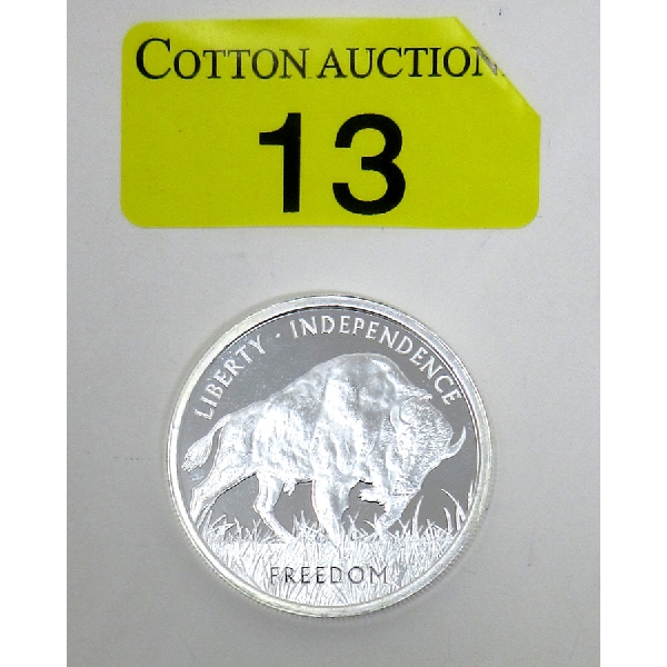 1 Oz .999 Silver Liberty Independence Freedom Buffalo Round 