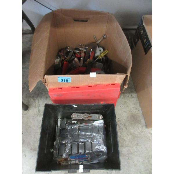 Large Box & Small Box of Preowned Tools - As Is