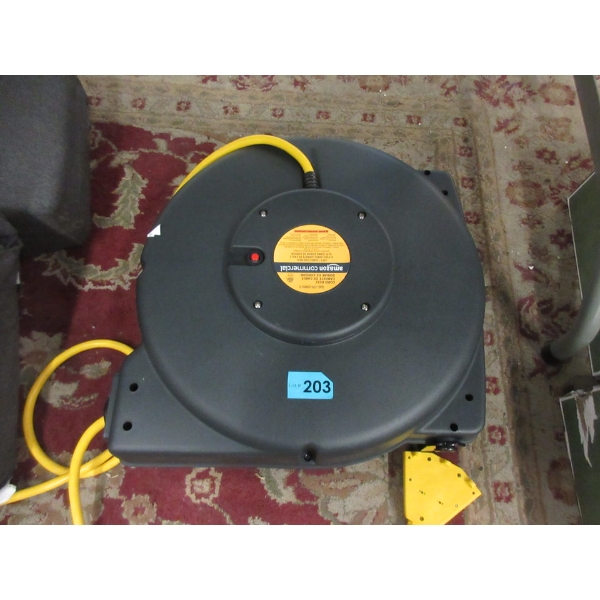New Heavy Duty Extension Cord & Reel - Swivel Bracket