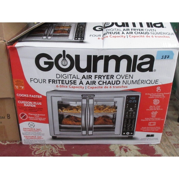 Gourmia Auto French Door Air Fryer Oven