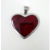 Image 2 : 2 Large .925 Silver & Agate Pendants