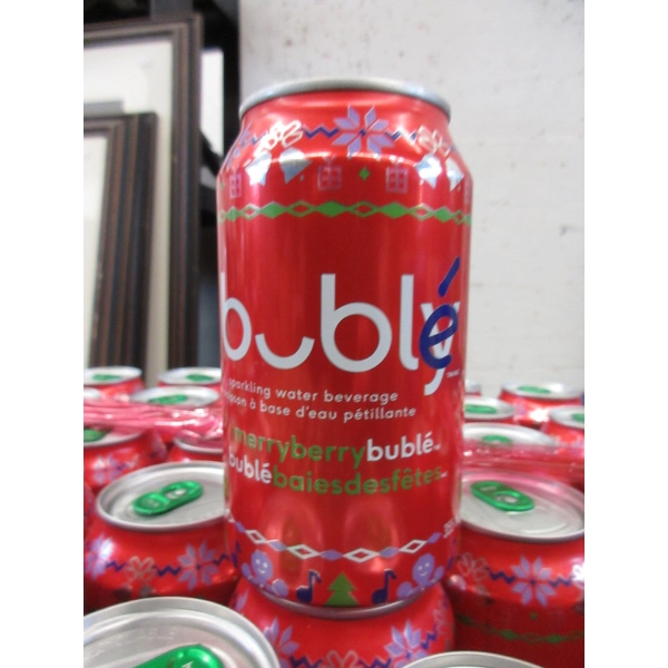 2 Flats of Bubly "Merry Berry" Sparkling Beverage