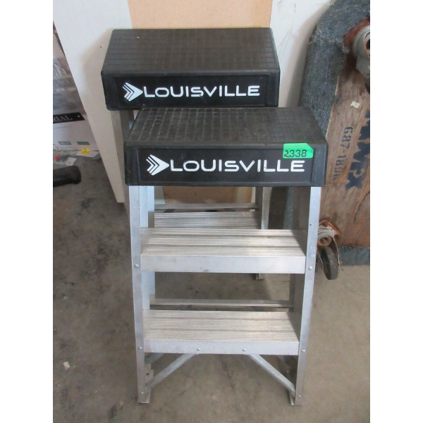 2 Louisville 24" Step Stools - Preowned - As Is