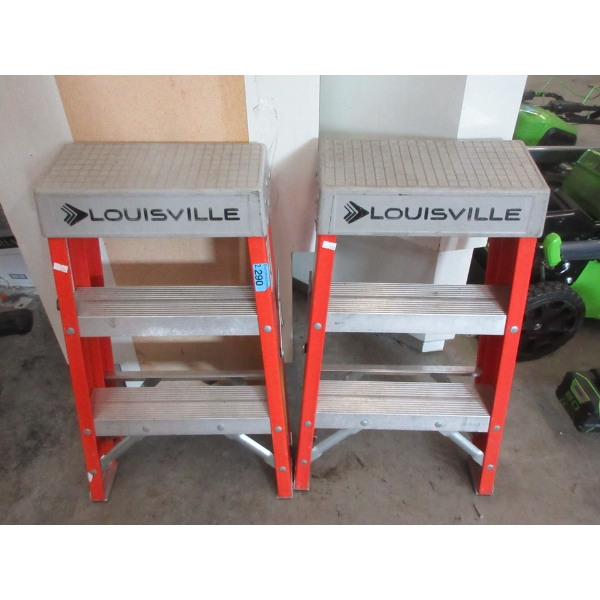 2 Louisville 24" Step Stools - Preowned - As Is