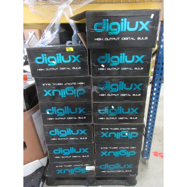 Skid of New Digilux Digital High Output Bulbs 