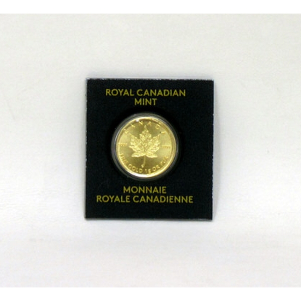 1 Gram .9999 Fine Gold 2015 Maple Leaf Coin 