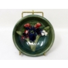 Image 1 : Vintage Green Moorcroft Trinket Dish - Iris Design