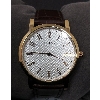 Image 1 : Brand New Mans Rose Gold Leather Bulova Watch 