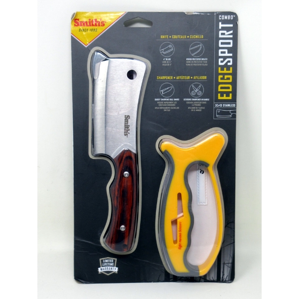 New Smith's Edgesport 4" Cleaver & Sharpener