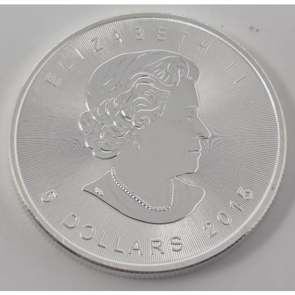1 Oz .9999 Silver 2015 Canada Maple Leaf Coin