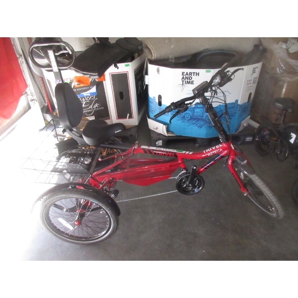 Azteca Trivel Pedal Assist E-Trike with Keys & Charger