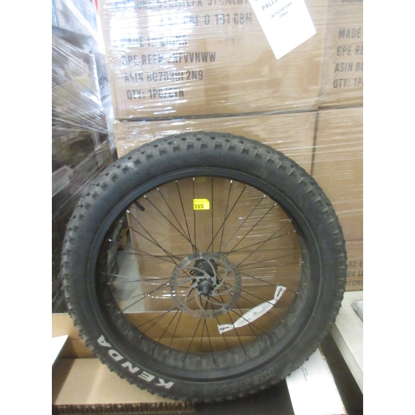 Kenda 116-559 (26 x 4.5) E-Bike Tire on Rim