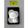 Image 1 : 5 x 1 Oz .9999 Silver 2011 Canada Maple Leaf Coins