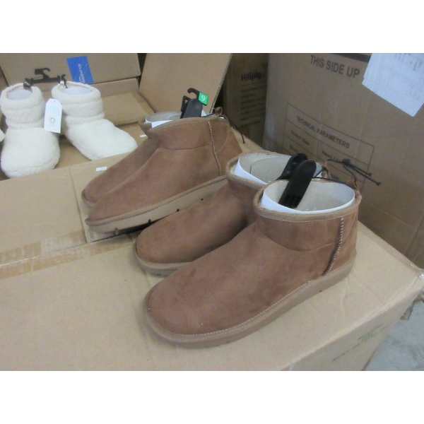 2 New Pairs of Men's Brown Time & True Ankle Boots 