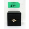 Image 3 : 14KT Yellow Gold Ladies Diamond Ring 