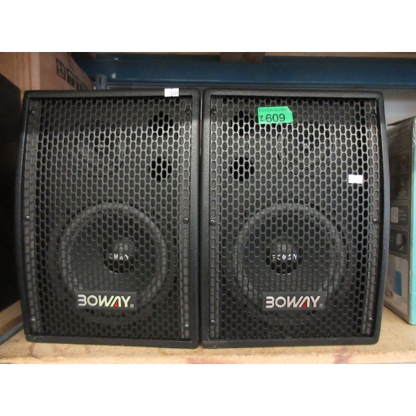 2 New Boway BW-8810B Speakers in Box