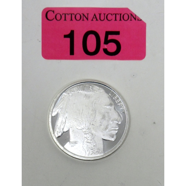 1 Oz .999 Silver 2-Sided Art Round 