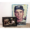 Image 1 : Framed Pee Wee Reese Poster & Stanley Cup Photos